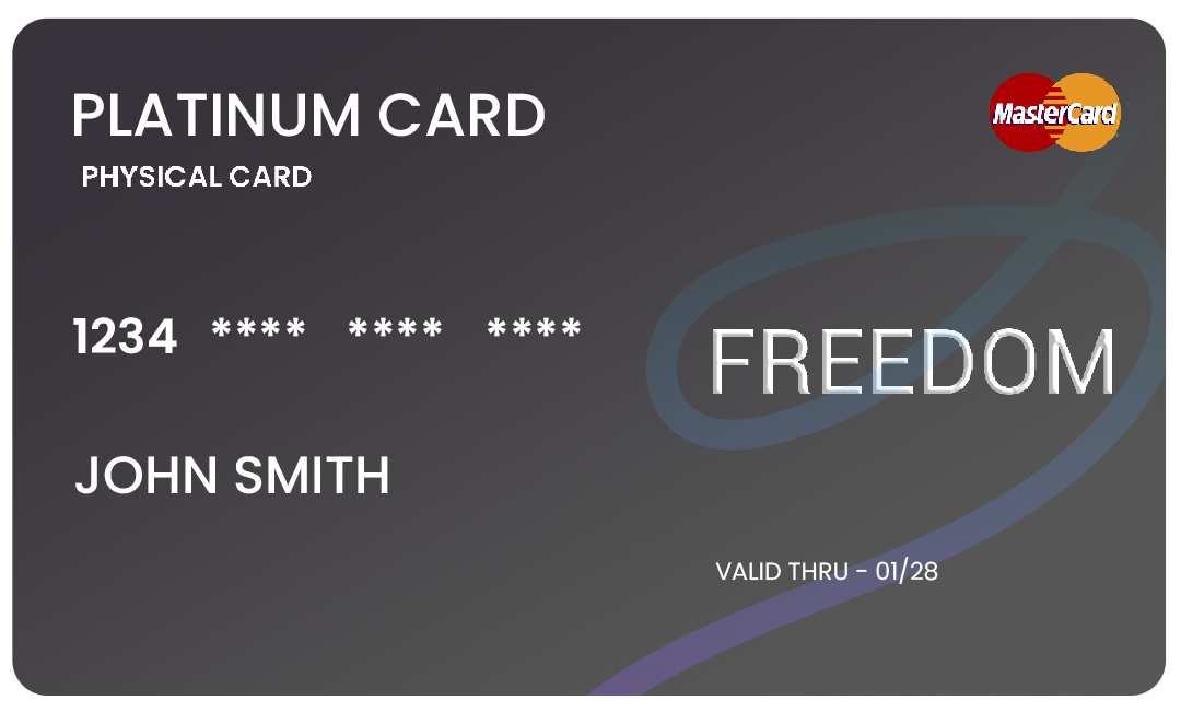 Physical Platinum Card